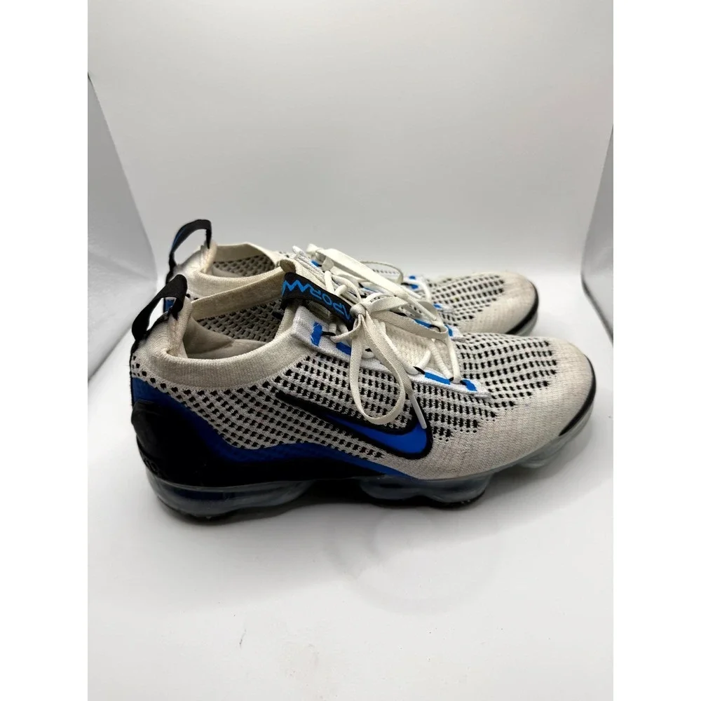 Nike Air VaporMax 2021 Flyknit GS DB1550-101 Kid 6.5 Sneaker White Running Shoes